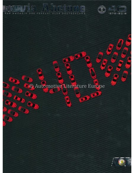 2018 FERRARI VIA ABETONE FERRARI CLUB DEUTSCHLAND 50 MAGAZINE DUITS
