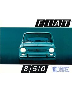 1969 FIAT 850 PROSPEKT NIEDERLÄNDISCH
