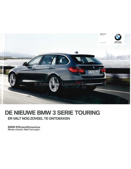 2012 BMW 3 SERIES TOURING BROCHURE DUTCH
