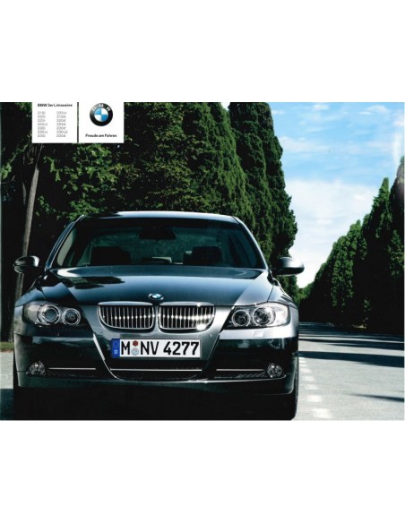 2007 BMW 3 SERIES SALOON BROCHURE GERMAN