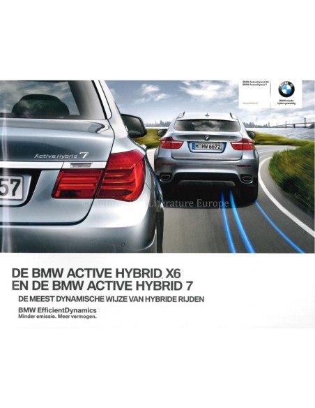2011 BMW X6 / 7 SERIES ACTIVE HYBRID BROCHURE DUTCH