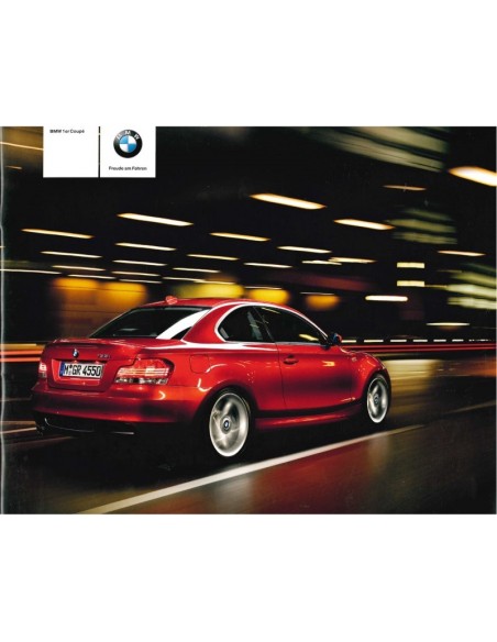 2008 BMW 1 SERIE COUPÉ BROCHURE DUITS