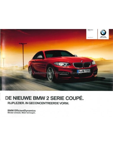 2013 BMW 2ER COUPE PROSPEKT NIEDERLÄNDISCH
