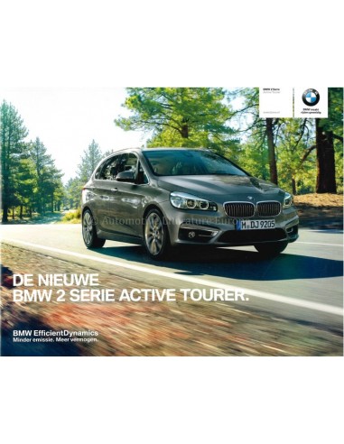 2014 BMW 2 SERIE ACTIVE TOURER BROCHURE NEDERLANDS