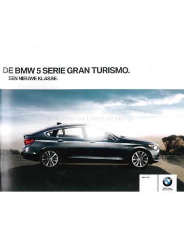 2009 BMW 5 SERIES GRAN TURISMO BROCHURE DUTCH