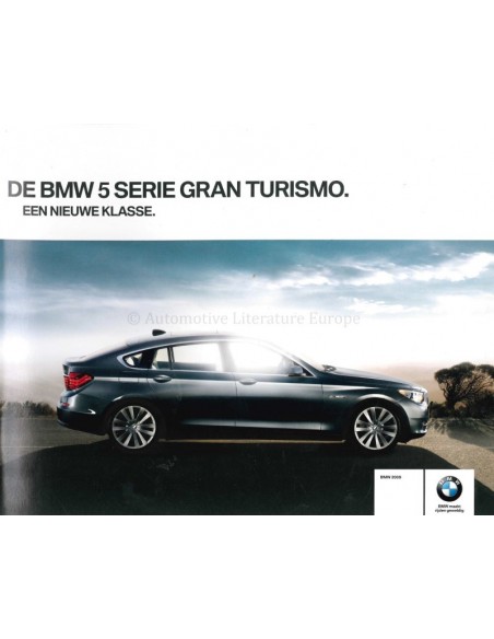 2009 BMW 5 SERIE GRAN TURISMO BROCHURE NEDERLANDS