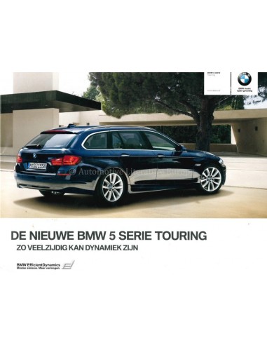 2010 BMW 5 SERIE TOURING BROCHURE NEDERLANDS