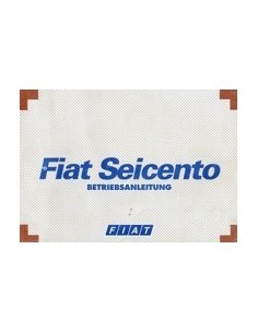 1998 FIAT SEICENTO INSTRUCTIEBOEKJE DUITS
