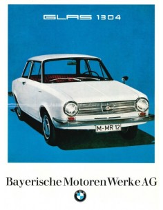 1967 GLAS 1304 BROCHURE GERMAN