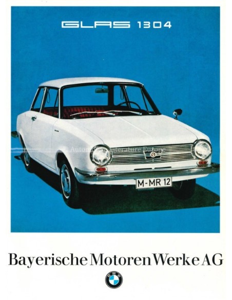 1967 GLAS 1304 BROCHURE DUITS