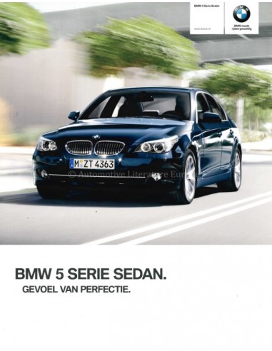 2009 BMW 5 SERIE SEDAN BROCHURE NEDERLANDS
