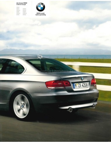 2007 BMW 3ER COUPÉ PROSPEKT NIEDERLÄNDISCH