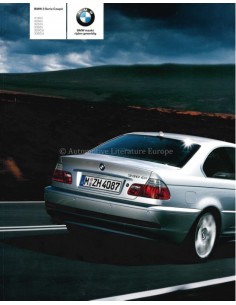 2005 BMW 3 SERIES COUPÉ BROCHURE DUTCH