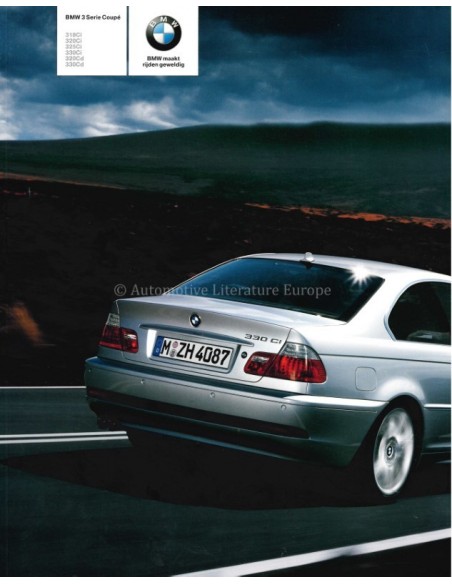 2005 BMW 3 SERIES COUPÉ BROCHURE DUTCH