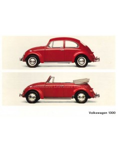 1965 VOLKSWAGEN KÄFER FARBEN PROSPEKT DEUTSCH