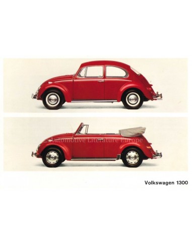 1965 VOLKSWAGEN KEVER KLEUREN BROCHURE DUITS