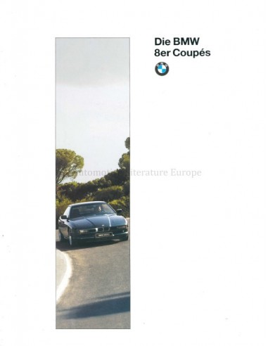 1995 BMW 8 SERIE COUPE BROCHURE DUITS