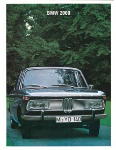 1967 BMW 2000 BROCHURE DUTCH