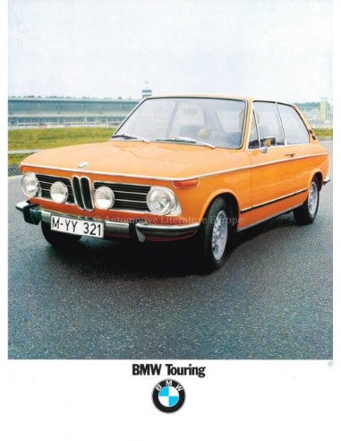 1972 BMW TOURING BROCHURE NEDERLANDS