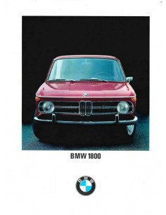 1969 BMW 1800 BROCHURE NEDERLANDS