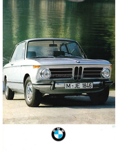1970 BMW 1602 - 2002 PROSPEKT NIEDERLÄNDISCH
