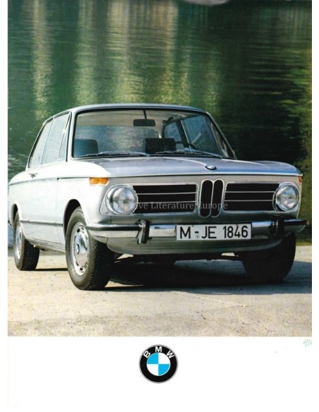 1970 BMW 1602 - 2002 BROCHURE DUTCH