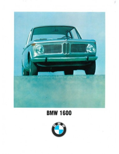 1965 BMW 1600 BROCHURE NEDERLANDS