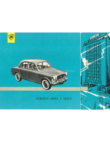 1959 LANCIA APPIA SEDAN BROCHURE FRANS