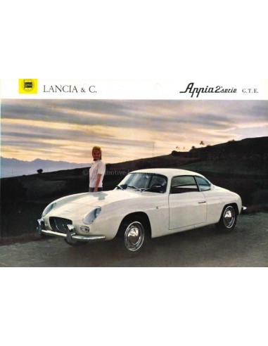 1959 LANCIA APPIA GTE LEAFLET ENGELS