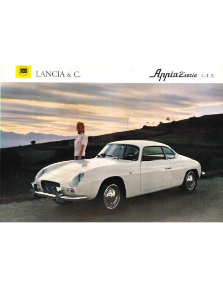 1959 LANCIA APPIA GTE LEAFLET ENGLISCH