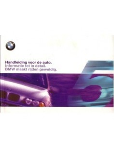 1998 BMW 5 SERIE INSTRUCTIEBOEKJE NEDERLANDS