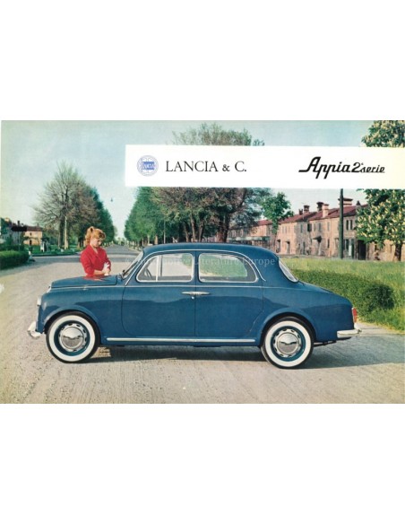 1958 LANCIA APPIA SEDAN LEAFLET ENGELS