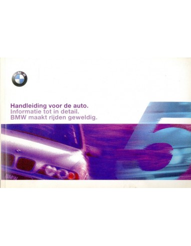 2000 BMW 5 SERIE SEDAN & TOURING INSTRUCTIEBOEKJE NEDERLANDS