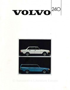 1985 VOLVO 240 PROSPEKT DEUTSCH