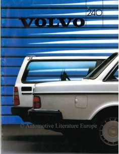 1986 VOLVO 240 PROSPEKT ITALIENISCH
