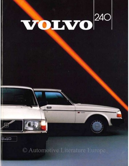 1987 VOLVO 240 BROCHURE FRENCH