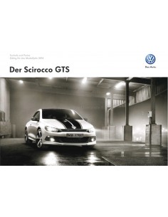 2013 VOLKSWAGEN SCIROCCO GTS PROSPEKT DEUTSCH 2