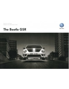 2013 VOLKSWAGEN BEETLE GSR PROSPEKT DEUTSCH 2