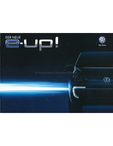 2013 VOLKSWAGEN E-UP BROCHURE GERMAN