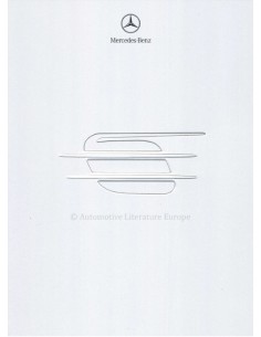 2001 MERCEDES BENZ SL KLASSE PERSMAP BOX ENGELS