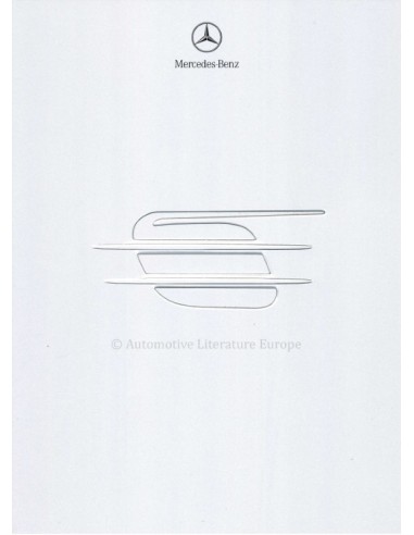 2001 MERCEDES BENZ SL CLASS PRESSKIT BOX ENGLISH