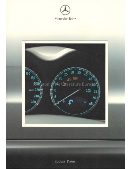 2001 MERCEDES BENZ SL CLASS PRESSKIT BOX ENGLISH