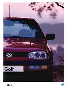 1995 VOLKSWAGEN GOLF PROSPEKT NIEDERLÄNDISCH
