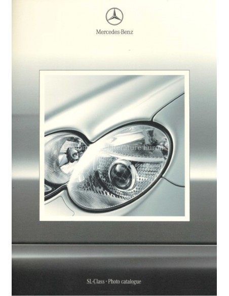 2001 MERCEDES BENZ SL CLASS PRESSKIT BOX ENGLISH