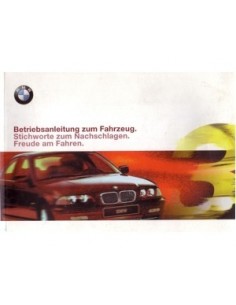 1999 BMW 3 SERIE INSTRUCTIEBOEKJE DUITS
