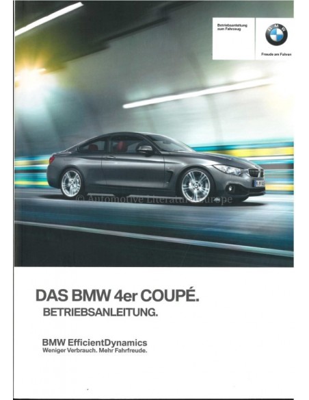 2014 BMW 4 SERIES COUPÉ OWNERS MANUAL GERMAN