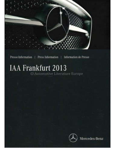 2013 MERCEDES BENZ IAA FRANKFURT...