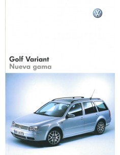 2003 VOLKSWAGEN GOLF VARIANT PROSPEKT SPANISCH
