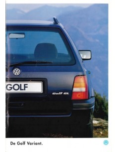 1994 VOLKSWAGEN GOLF VARIANT BROCHURE NEDERLANDS