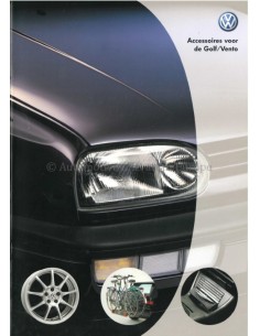 2002 VOLKSWAGEN GOLF & VENTO ACCESSOIRES BROCHURE NEDERLANDS